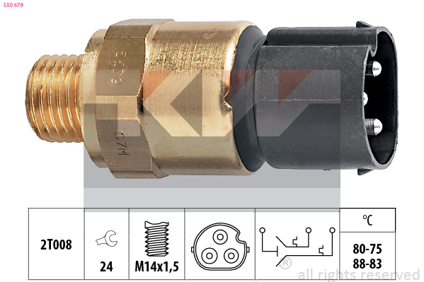 KW Ventilátor kapcsoló 550679_KW